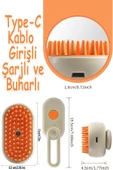 Buharlı Kedi Tarak Tiftik Topla Tüy Toplayıcı Tarağı Fırça Kedi Bakım Köpek Bakım Urunleri Petshop - 3
