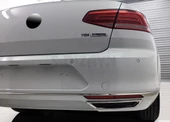 S-Dizayn VW Passat B8 Krom Egzoz Görünümü Difüzör R Line Still 2 Parça 2015-2019 - 5
