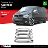 S-Dizayn VW T5 Caravelle Krom Kapı Kolu 4 Kapı 2004-2015 thumbnail 1