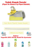 Vagonlife Pipetli Yedek Kapak + Matara İçi Pipet (Sadece 2055 350 ML Çocuk Termosu İle Uyumludur) - 3
