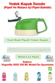 Vagonlife Pipetli Yedek Kapak + Matara İçi Pipet (Sadece 2055 350 ML Çocuk Termosu İle Uyumludur) - 1