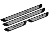 S-Dizayn Citroen C3 Picasso MPV Krom Kapı Eşik Koruması Sport Line 2009-2012 4 Parça - 3