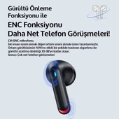 Usams NX10 Çift Mikrofonlu BT5.2 TWS Bluetooth Kulaklık-Pembe - 3