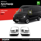 S-Dizayn VW Crafter Abs Krom Ayna Kapağı 2 Prç. 2018 Üzeri - 1