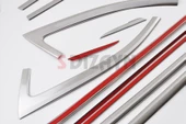 S-Dizayn Skoda Superb Krom Cam Çerçeve Seti 12 Prç 2015-2023 A+ Kalite - 7