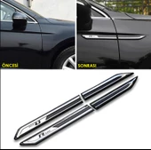 S-Dizayn VW Passat B8 ABS Krom Çamurluk Çıtası 4 Prç. R Line 2015-2019 - 4