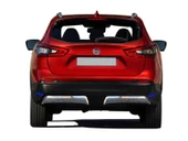 S-Dizayn Nissan Qashqai Krom Arka Difüzör 2 Prç. 2017-2021 - 1