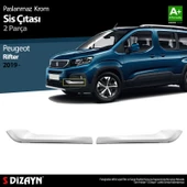 S-Dizayn Peugeot Rifter Krom Sis Çıtası 2 Prç 2019 Üzeri - 1