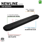 S-Dizayn VW Transporter T6 Kısa Şase NewLine Siyah Yan Basamak 213 Cm 2015-2019 A+ Kalite - 7