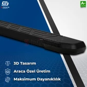 S-Dizayn Ford Ranger 3 NewLine Siyah Yan Basamak 203 Cm 2012-2022 A+ Kalite - 4