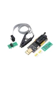 Usb Bios Flash Eeprom Programlayıcı Ch341a + Soıc8 Sop8 Test Klipsi - 1