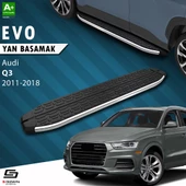 S-Dizayn Audi Q3 8U Evo Krom Yan Basamak 173 Cm 2011-2018 A+ Kalite - 1