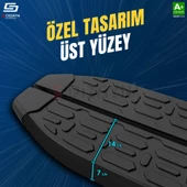 S-Dizayn Opel Combo E Uzun Şase Evo Siyah Yan Basamak 213 Cm 2018 Üzeri A+ Kalite - 3