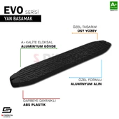 S-Dizayn Opel Combo E Uzun Şase Evo Siyah Yan Basamak 213 Cm 2018 Üzeri A+ Kalite - 7
