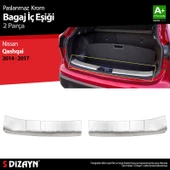 S-Dizayn Nissan Qashqai 2 Krom Bagaj İç Eşiği 2014-2017 - 1