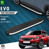 S-Dizayn Peugeot 2008 Evo Aluminyum Yan Basamak 173 Cm 2013-2019 A+ Kalite - 1
