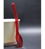 Plastik Şeffaf Kırmızı Sup Kaşık - Tatlı Dondurma Kaşığı - 12.5 Cm. - 50 Adetlik 3 Paket thumbnail 2