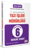 2024 GYS Adalet Bakanlığı Yazı İşleri Müdürlüğü 6 lı Deneme Sınavı Editör Yayınları - 1