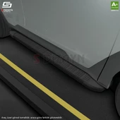 S-Dizayn Renault Captur S-Line Siyah Yan Basamak 173 Cm 2013-2020 A+ Kalite - 6