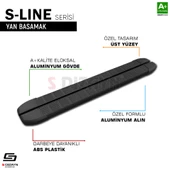 S-Dizayn Renault Captur S-Line Siyah Yan Basamak 173 Cm 2013-2020 A+ Kalite - 7