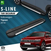 S-Dizayn VW Tiguan 2 S-Line Aluminyum Yan Basamak 173 Cm 2016-2024 A+ Kalite - 1