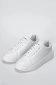 Lufian Tommy Erkek Deri Sneaker Ayakkabı Beyaz thumbnail 4