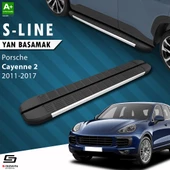 S-Dizayn Porsche Cayenne 2 S-Line Aluminyum Yan Basamak 193 Cm 2011-2017 A+ Kalite - 1