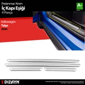 S-Dizayn VW Taigo Krom İç Kapı Eşiği 4 Prç. 2020 Üzeri - 1