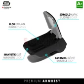 S-Dizayn Honda Civic Kol Dayama Kolçak Çelik Ayaklı ABS Gri 1995-2000 A+Kalite - 4