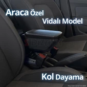 S-Dizayn Renault Megane 3 ABS Vidalı Kol Dayama Kolçak Siyah 2012-2016 A+Kalite - 6