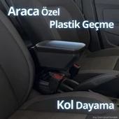 S-Dizayn Citroen C-Elysee Kol Dayama Kolçak Geçmeli ABS Siyah 2012-2017 A+Kalite thumbnail 5
