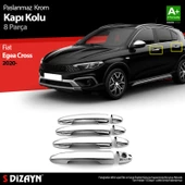 S-Dizayn Fiat Egea Cross Krom Kapı Kolu 8 Prç. 2020 Üzeri thumbnail 1