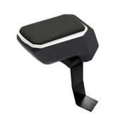 S-Dizayn Opel Corsa F Kol Dayama Kolçak Çelik Ayaklı ABS Gri 2019 Üzeri A+Kalite thumbnail 2