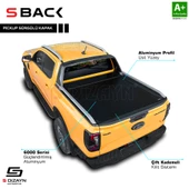 S-Dizayn Ford Ranger 4 S-Back Sürgülü Kapak Siyah V1 OEM Stil 2023 Üzeri - 1