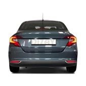 S-Dizayn Fiat Egea SD Krom Arka Tampon Difüzör Çıtası 3 Prç. 2015-2020 (Mat Krom) - 5