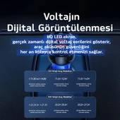 Usams US-CC159 80W (Type-C+USB) Üç Bağlantı Noktalı Hızlı Araç Şarj Soketi-Siyah - 7