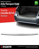 S-Dizayn Toyota Corolla Krom Arka Tampon Eşiği 2019 Üzeri thumbnail 1