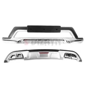 S-Dizayn Kia Sportage Ön ve Arka Tampon Koruma Difüzör Seti 2019-2021 A+ Kalite thumbnail 2