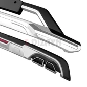 S-Dizayn Hyundai Tucson Ön ve Arka Tampon Koruma Difüzör Seti 2019-2021 A+ Kalite - 4