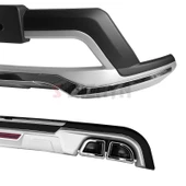 S-Dizayn Kia Sportage Ön ve Arka Tampon Koruma Difüzör Seti 2019-2021 A+ Kalite thumbnail 4