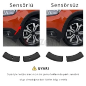 S-Dizayn Dacia Duster 2 Kapı Koruma ve Çamurluk Kaplaması Dodik Seti Parlak Krom Yazılı 12 Prç 2018-2023 A+ Kalite - 5