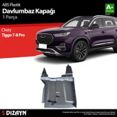 S-Dizayn Chery Tiggo 7-8 Pro Sol Teker Boşluğu Davlumbazı Plastik Koruma Kapağı ABS Plastik 2022 Üzeri A+ Kalite - 1