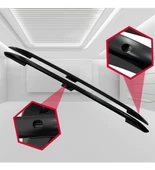 Fiat Fiorino 2007-2024 Tavan Çıtası Araca Özel Siyah Renk Alüminyum thumbnail 2