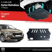 S-Dizayn Peugeot 301 Çelik Karter Muhafaza Koruma 2012-2017 A+ Kalite - 1