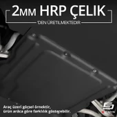 S-Dizayn Citroen C3 Dizel Otomatik Çelik Karter Muhafaza Koruma 2017-2023 A+ Kalite - 5