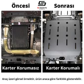 S-Dizayn Citroen C3 Benzin Manuel Vites Çelik Karter Muhafaza Koruma 2017-2023 A+ Kalite - 7