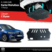 S-Dizayn Citroen C. Elysee Çelik Karter Muhafaza Koruma 2013-2017 A+ Kalite - 1