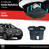 S-Dizayn Dacia Duster Çelik Karter Muhafaza Koruma 2018-2023 A+ Kalite - 1