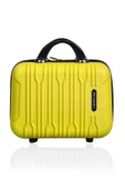 Polo&Sky Mars Model Sarı Renk Abs Makyaj Çantası El Valizi - 1