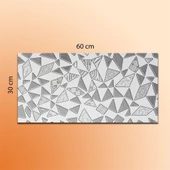 Mutfak Tezgah Arası Seramik Dekor Piero ARES SİYAH 30x60 cm - 5